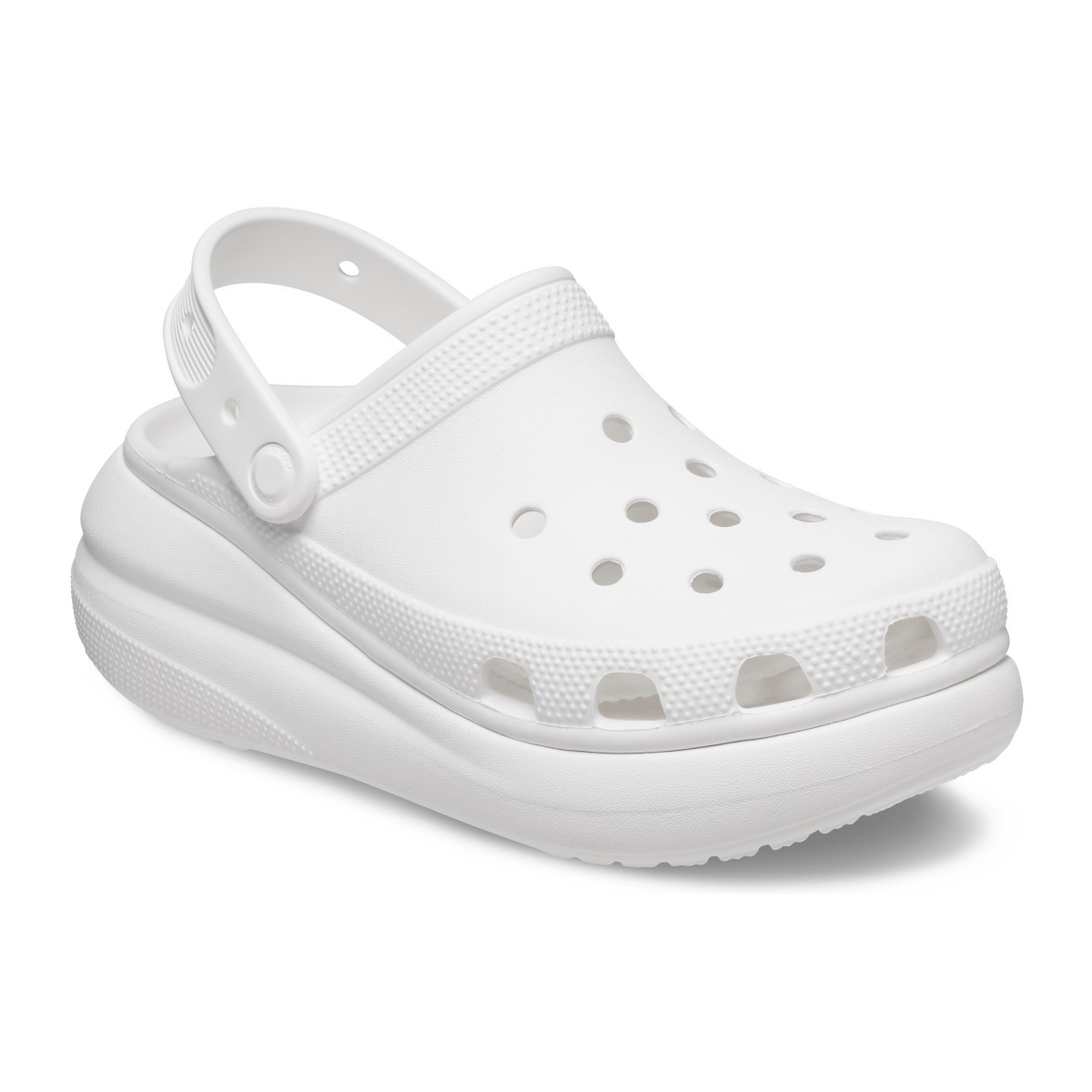 Saboti Crocs Classic Crush Clog Alb - White - poza 2