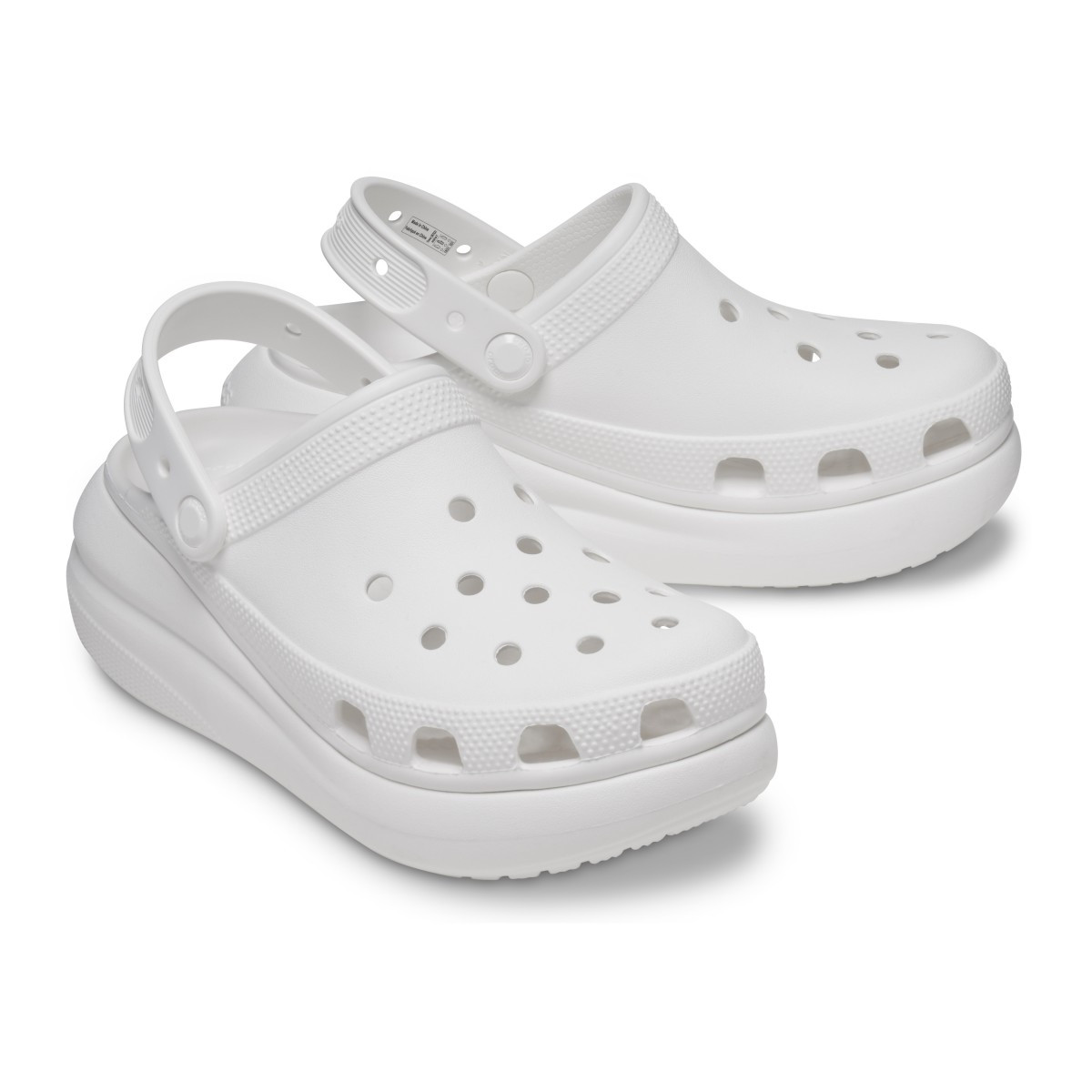 Saboti Crocs Classic Crush Clog Alb - White - poza 4