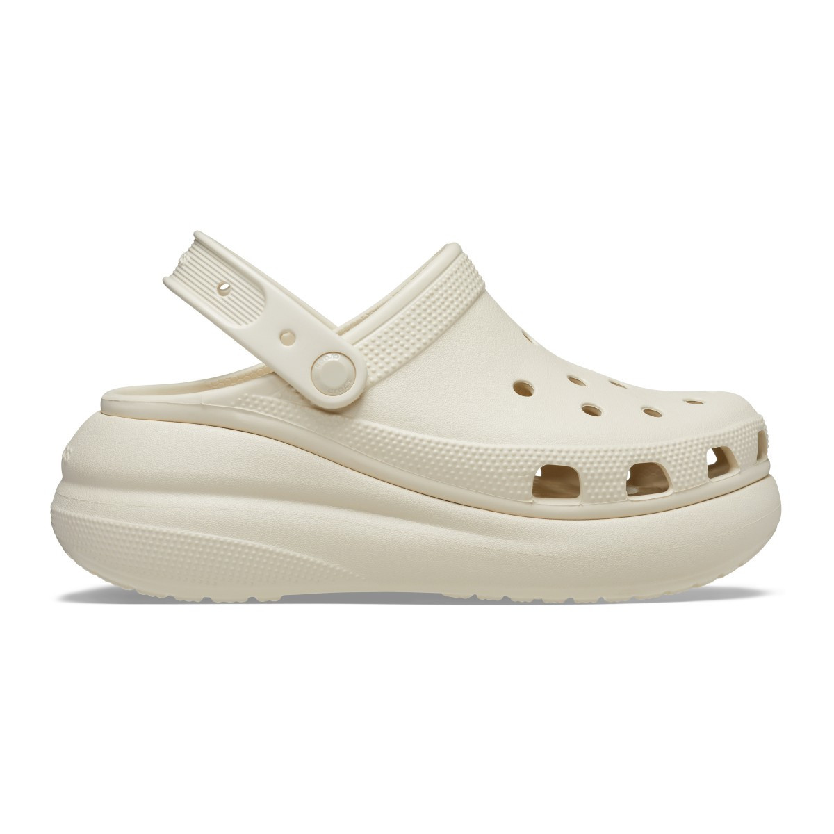 Saboti Crocs Classic Crush Clog Bej - Bone - poza 1
