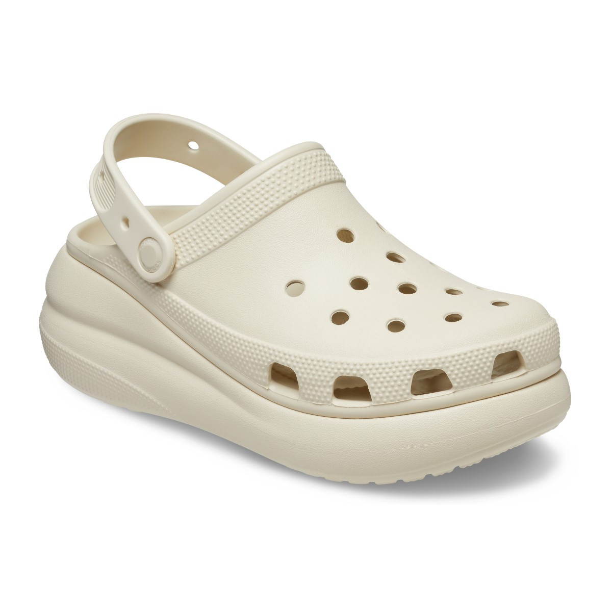 Saboti Crocs Classic Crush Clog Bej - Bone - poza 2