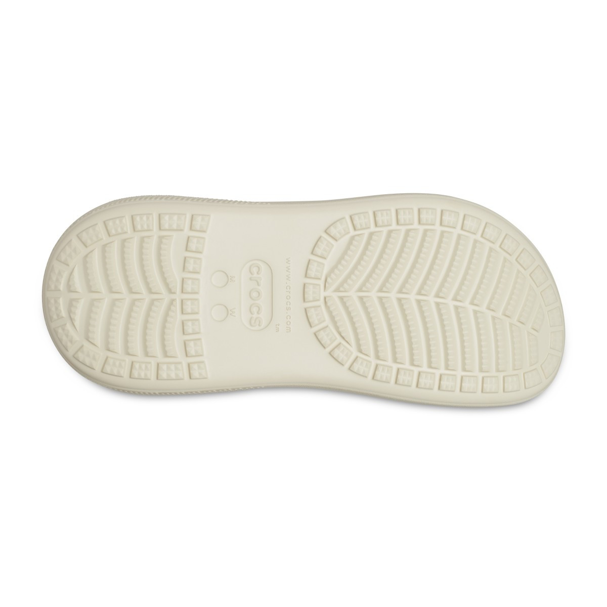 Saboti Crocs Classic Crush Clog Bej - Bone - poza 4
