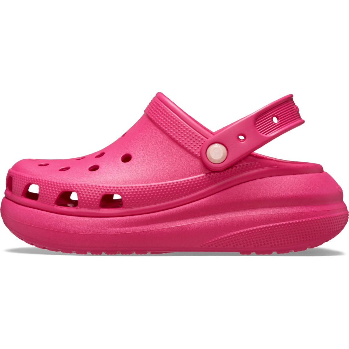 Saboti Crocs Classic Crush Clog Roz - Dragon Fruit - poza 2