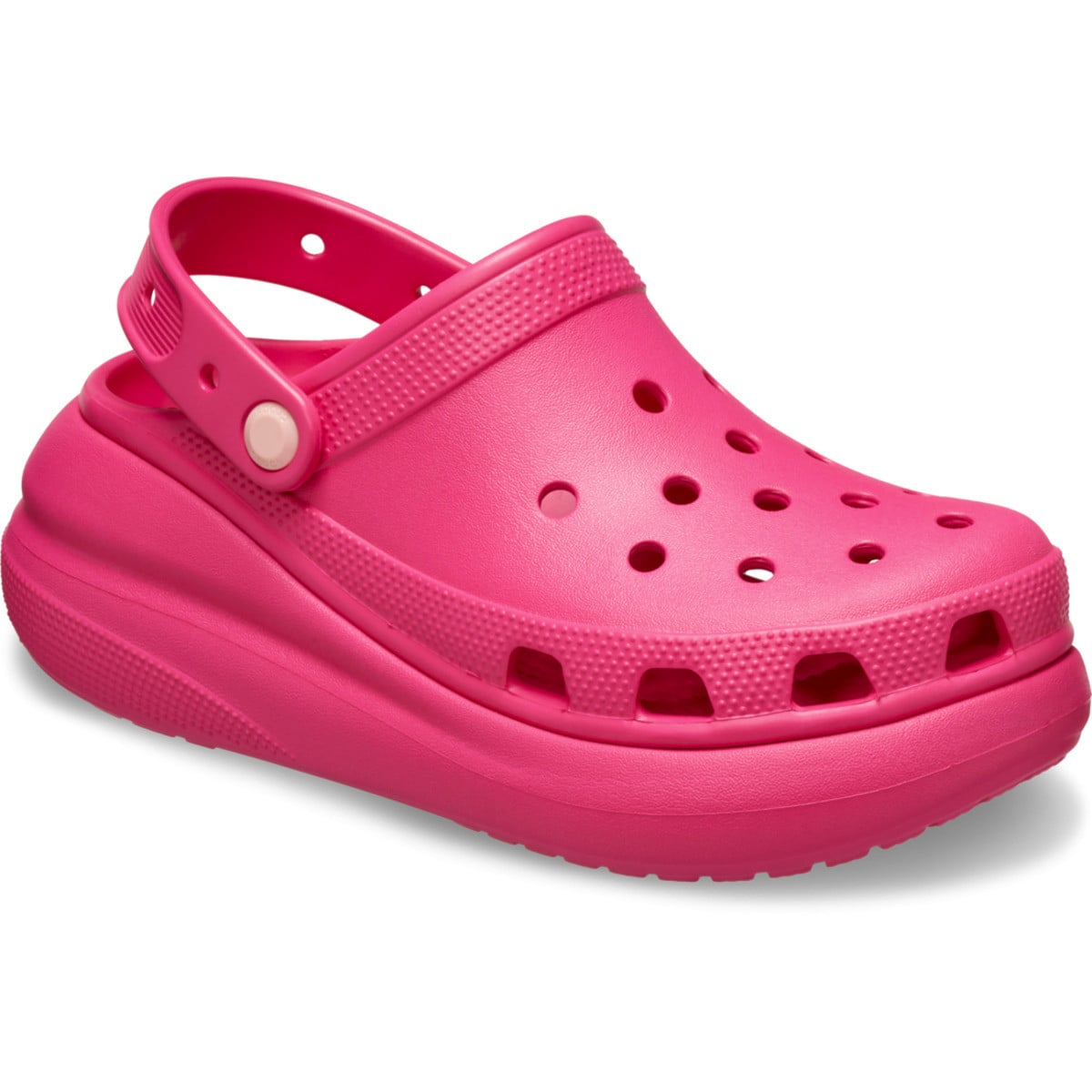 Saboti Crocs Classic Crush Clog Roz - Dragon Fruit - poza 3