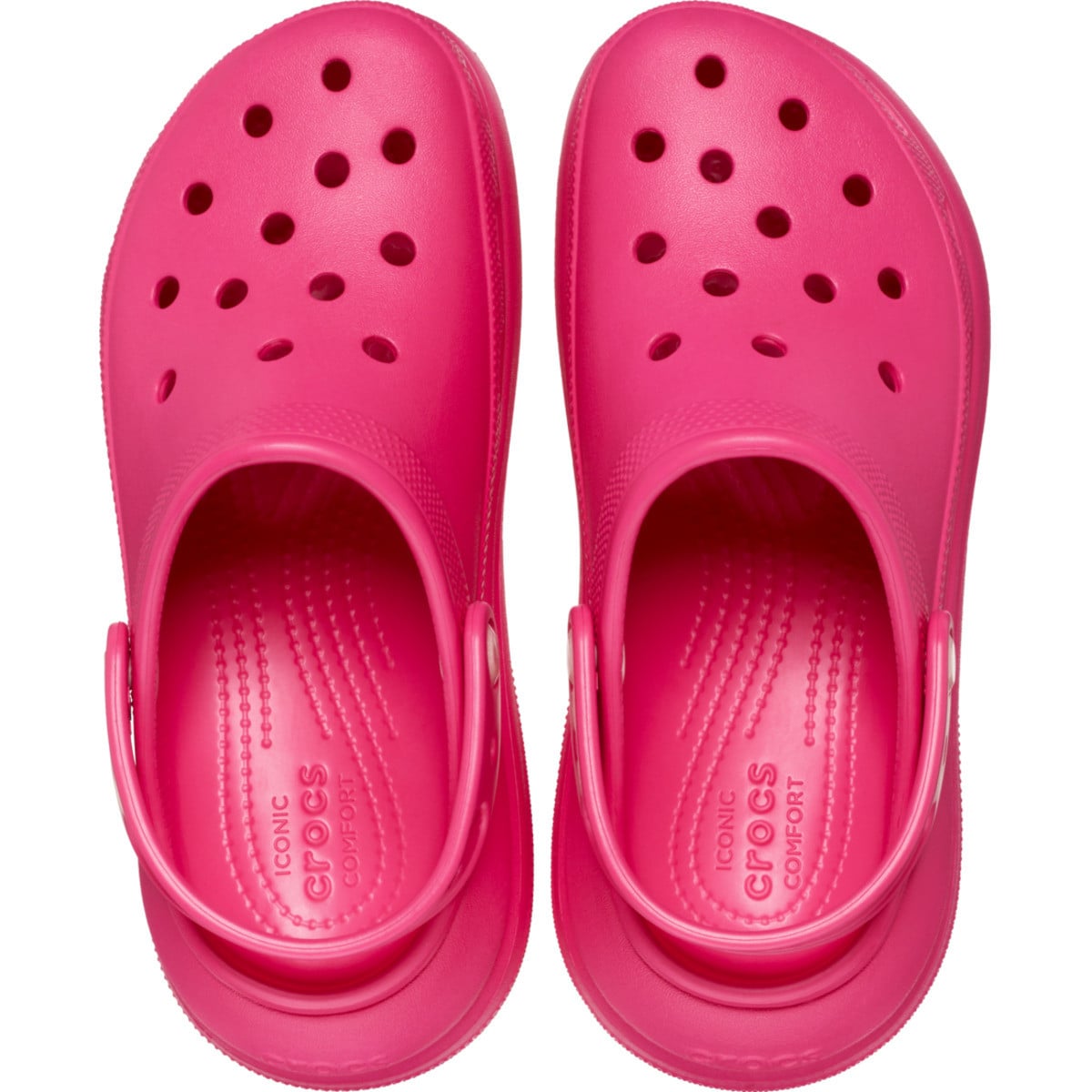 Saboti Crocs Classic Crush Clog Roz - Dragon Fruit - poza 5