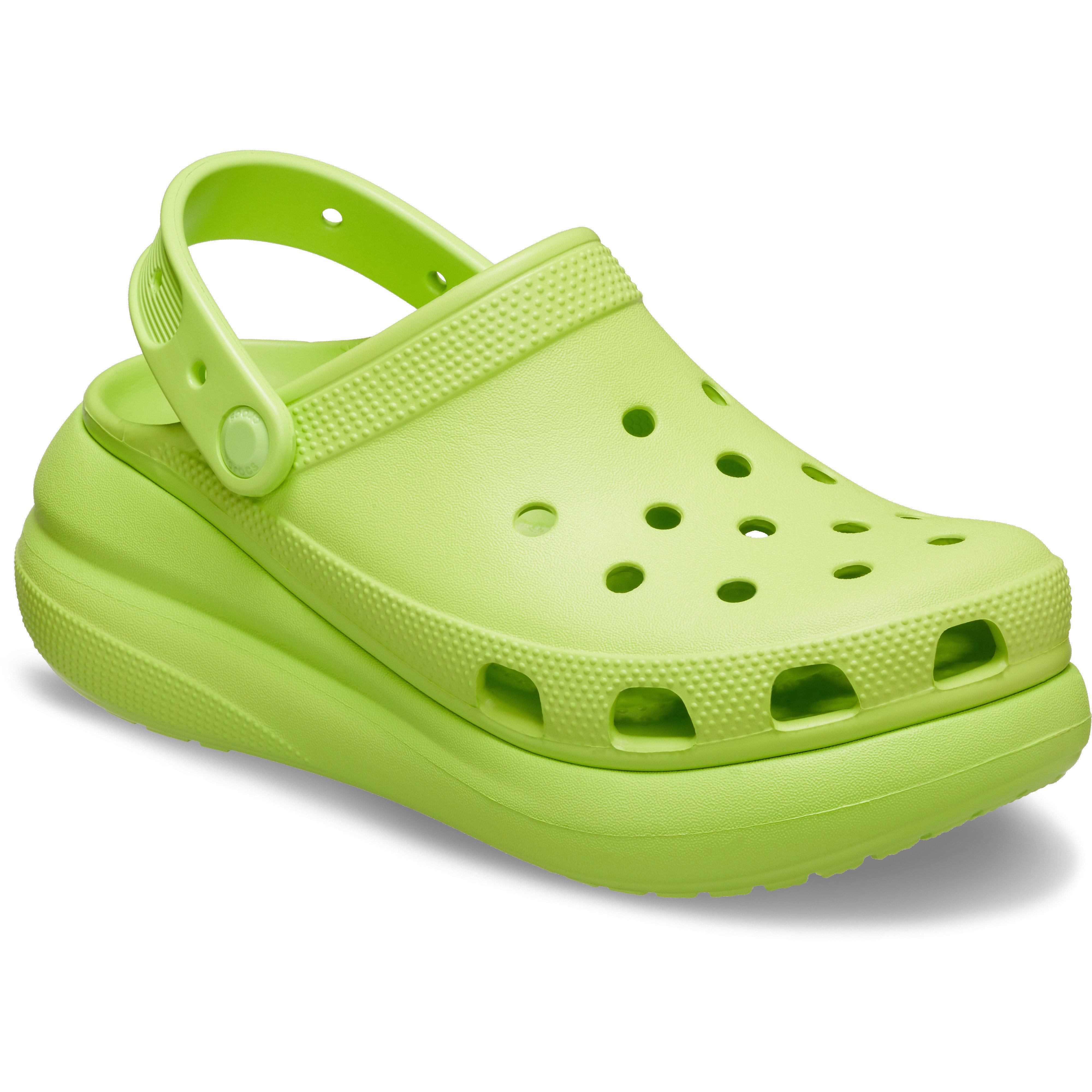 Saboti Crocs Classic Crush Clog Verde - Limeade - poza 2