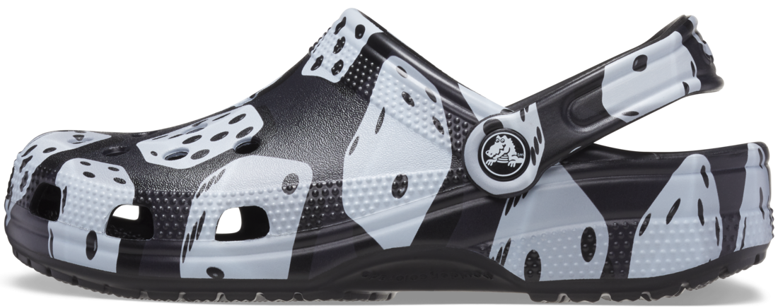 Saboti Crocs Classic Dice Clog Negru - Black - poza 2