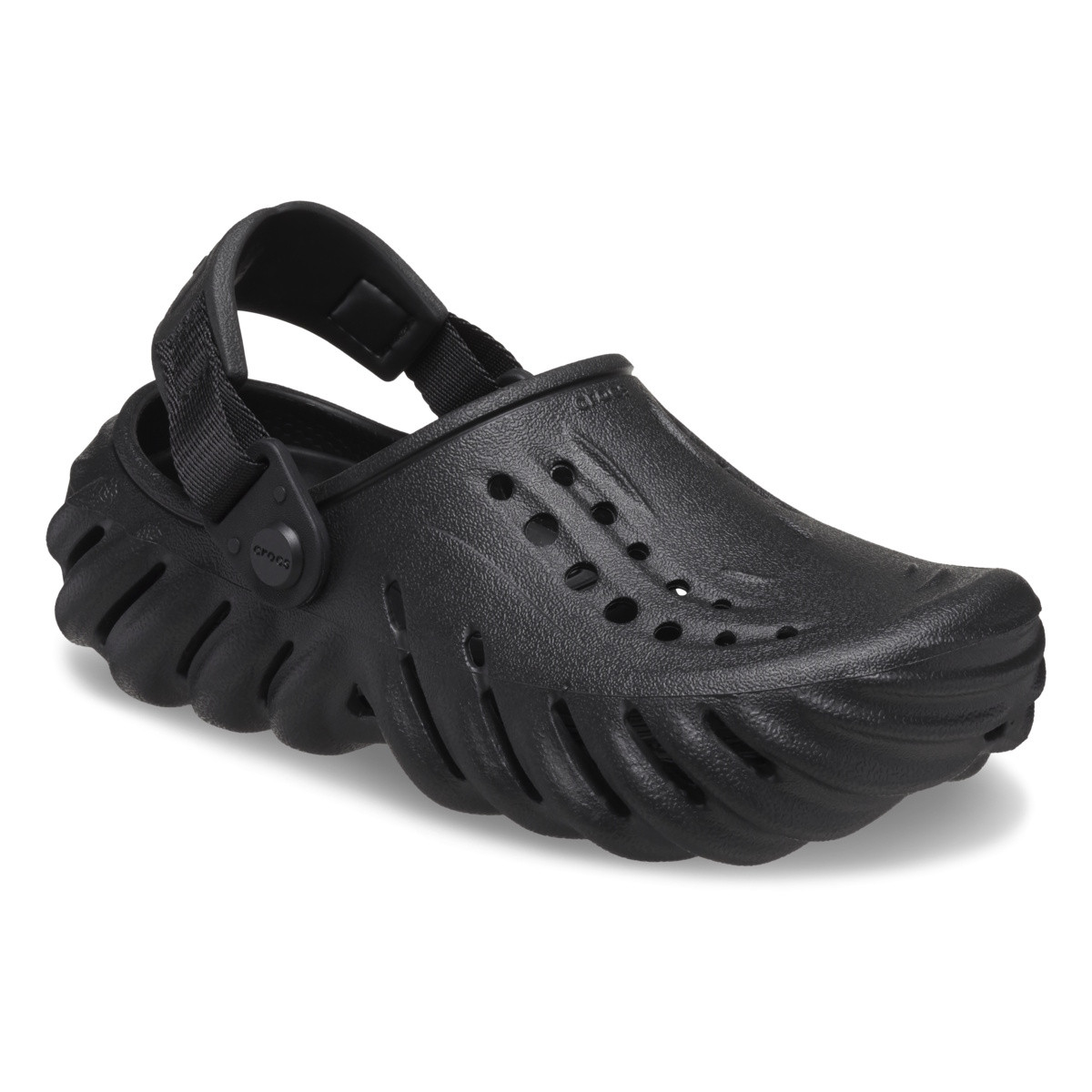 Saboti Crocs Classic Echo Clog Kids Negru - Black - poza 2