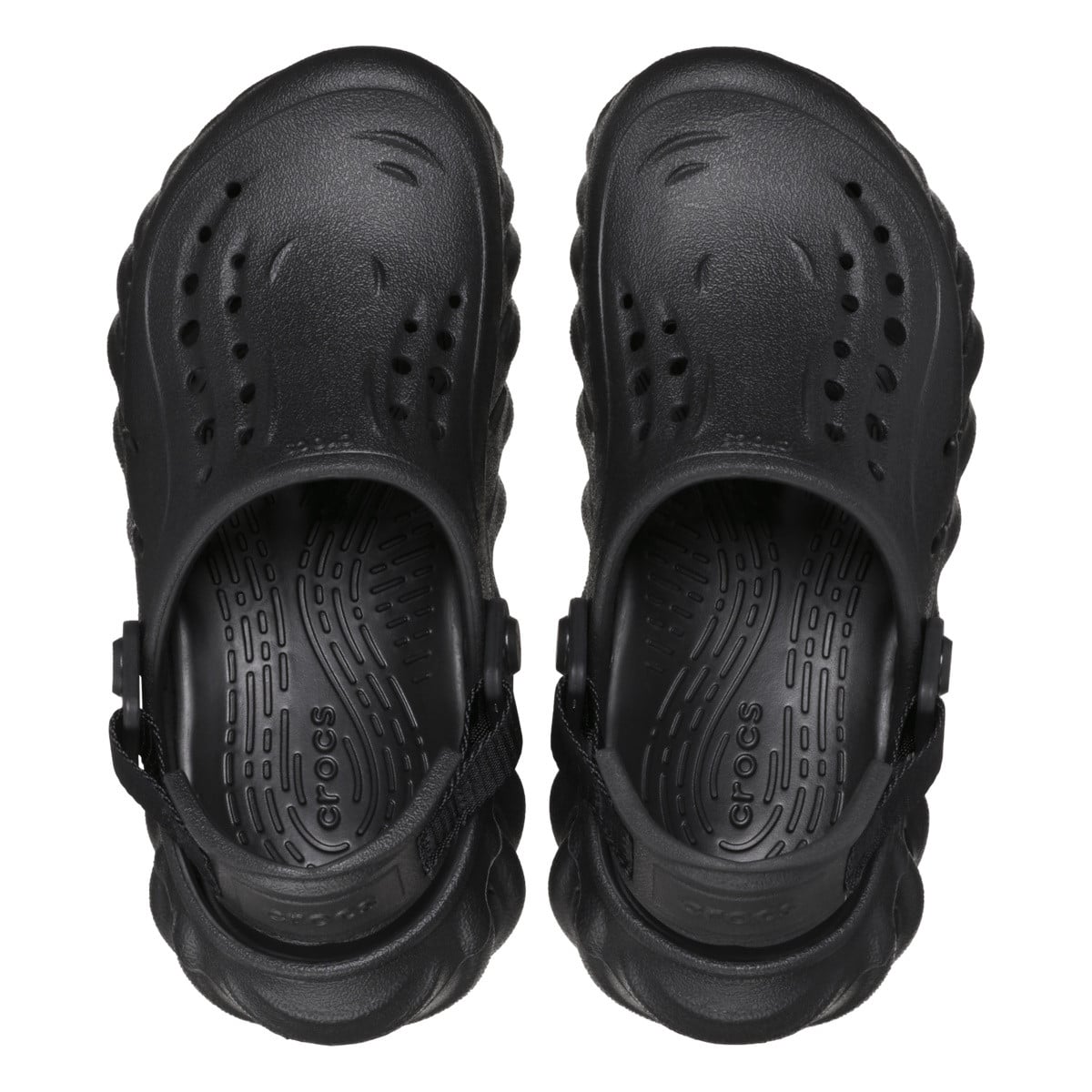 Saboti Crocs Classic Echo Clog Kids Negru - Black - poza 4