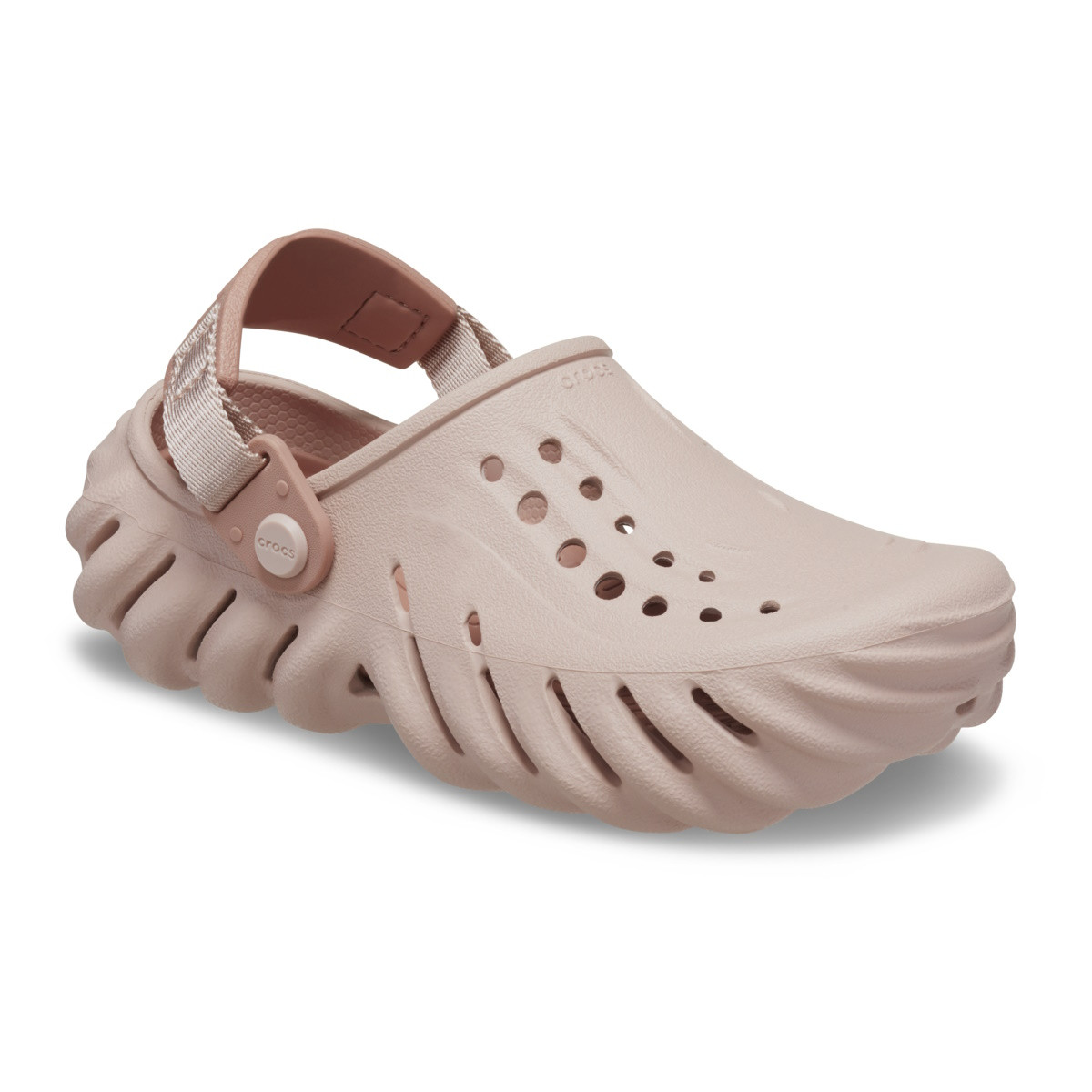 Saboti Crocs Classic Echo Clog Kids Roz - Pink Clay - poza 2