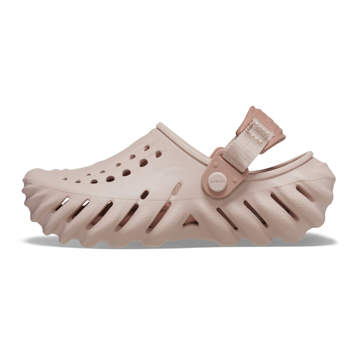 Saboti Crocs Classic Echo Clog Kids Roz - Pink Clay - poza 3