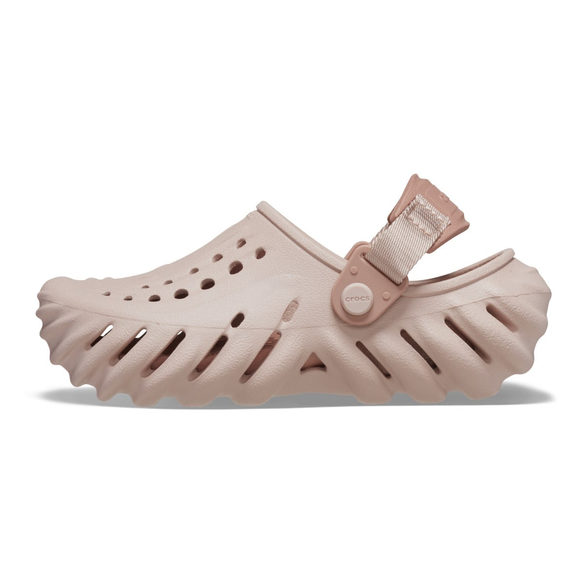 Saboti Crocs Classic Echo Clog Kids Roz - Pink Clay - poza 3