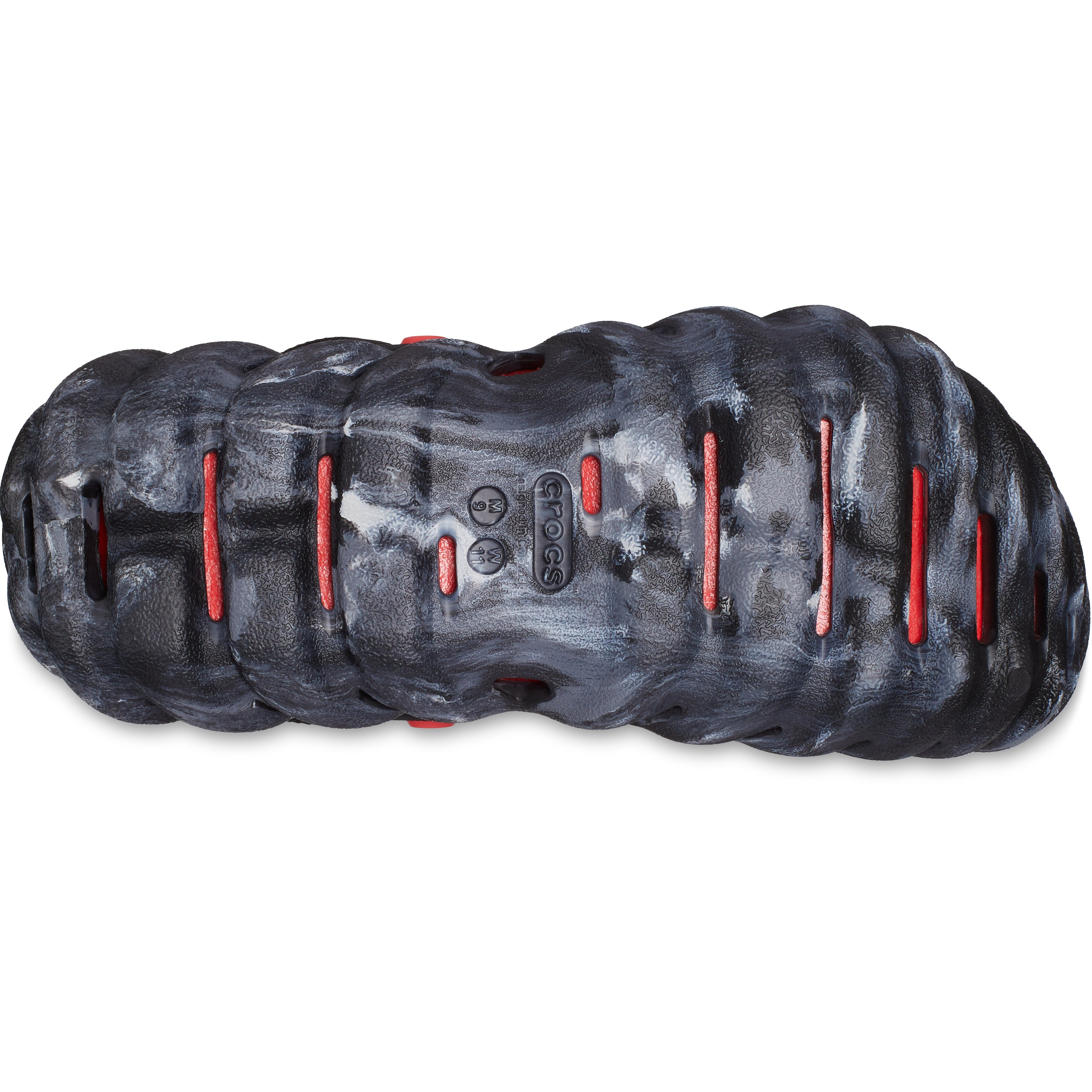 Saboti Crocs Classic Echo Marbled Clog Negru - Black/Flame - poza 5