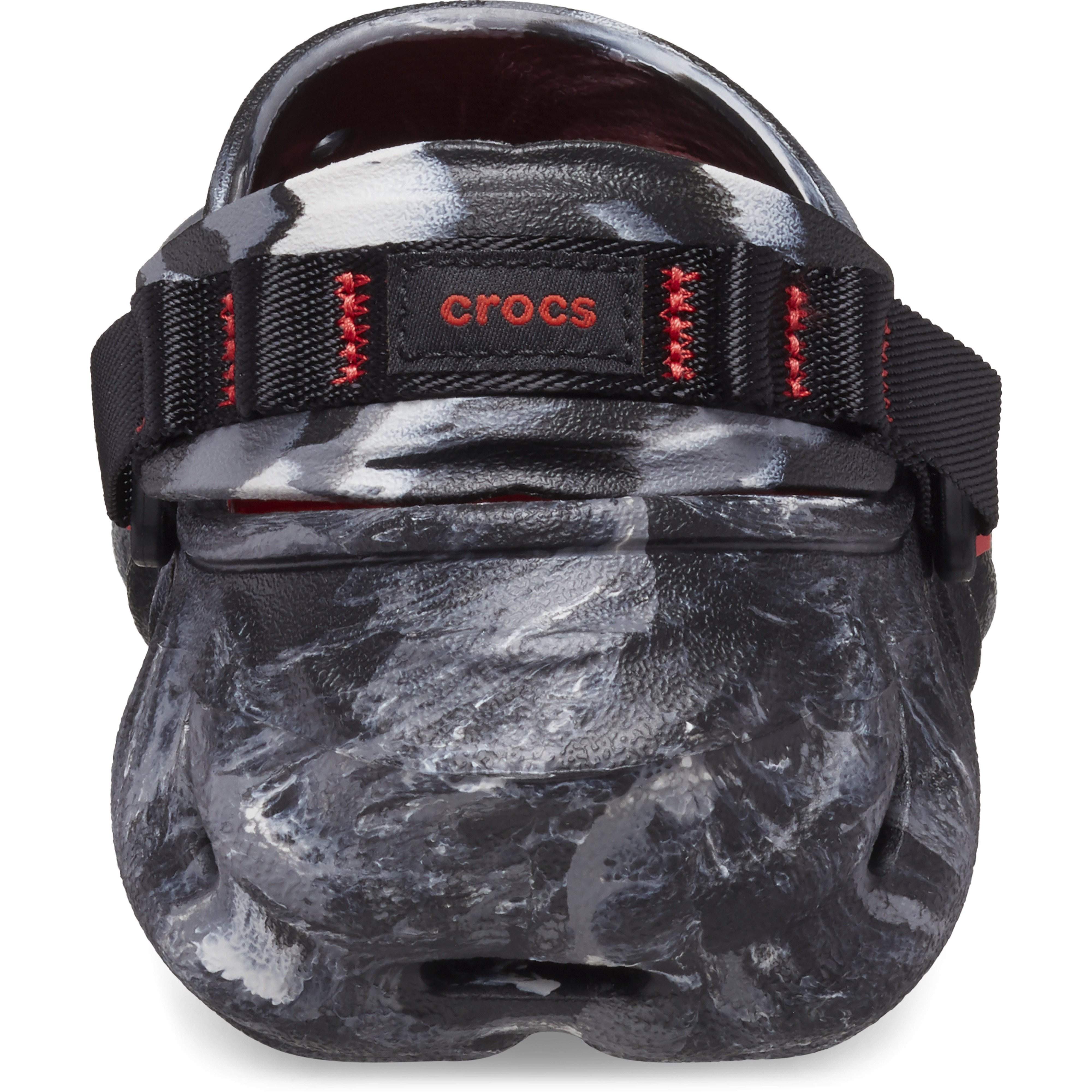 Saboti Crocs Classic Echo Marbled Clog Negru - Black/Flame - poza 4