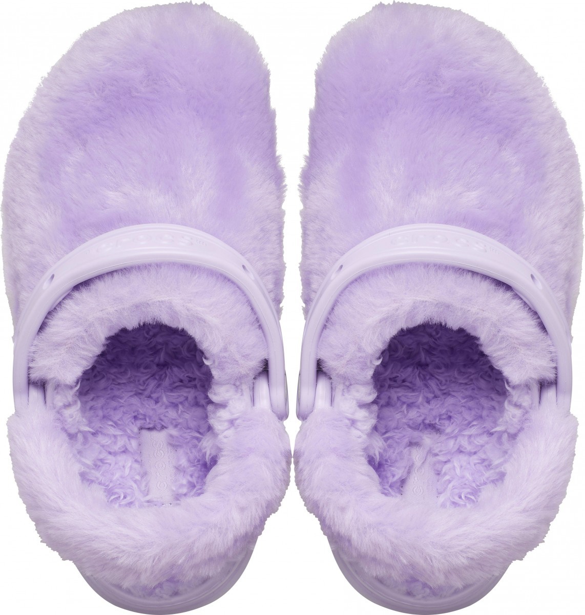 Saboți Crocs Classic Fur Sure Mov - Lavender - poza 3