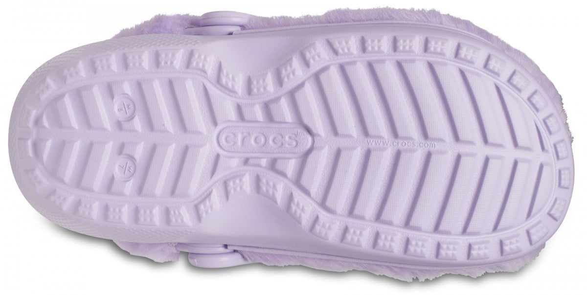 Saboți Crocs Classic Fur Sure Mov - Lavender - poza 4