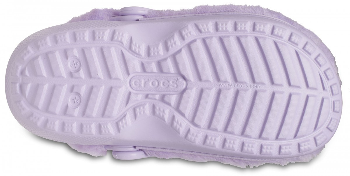 Saboți Crocs Classic Fur Sure Mov - Lavender - poza 4