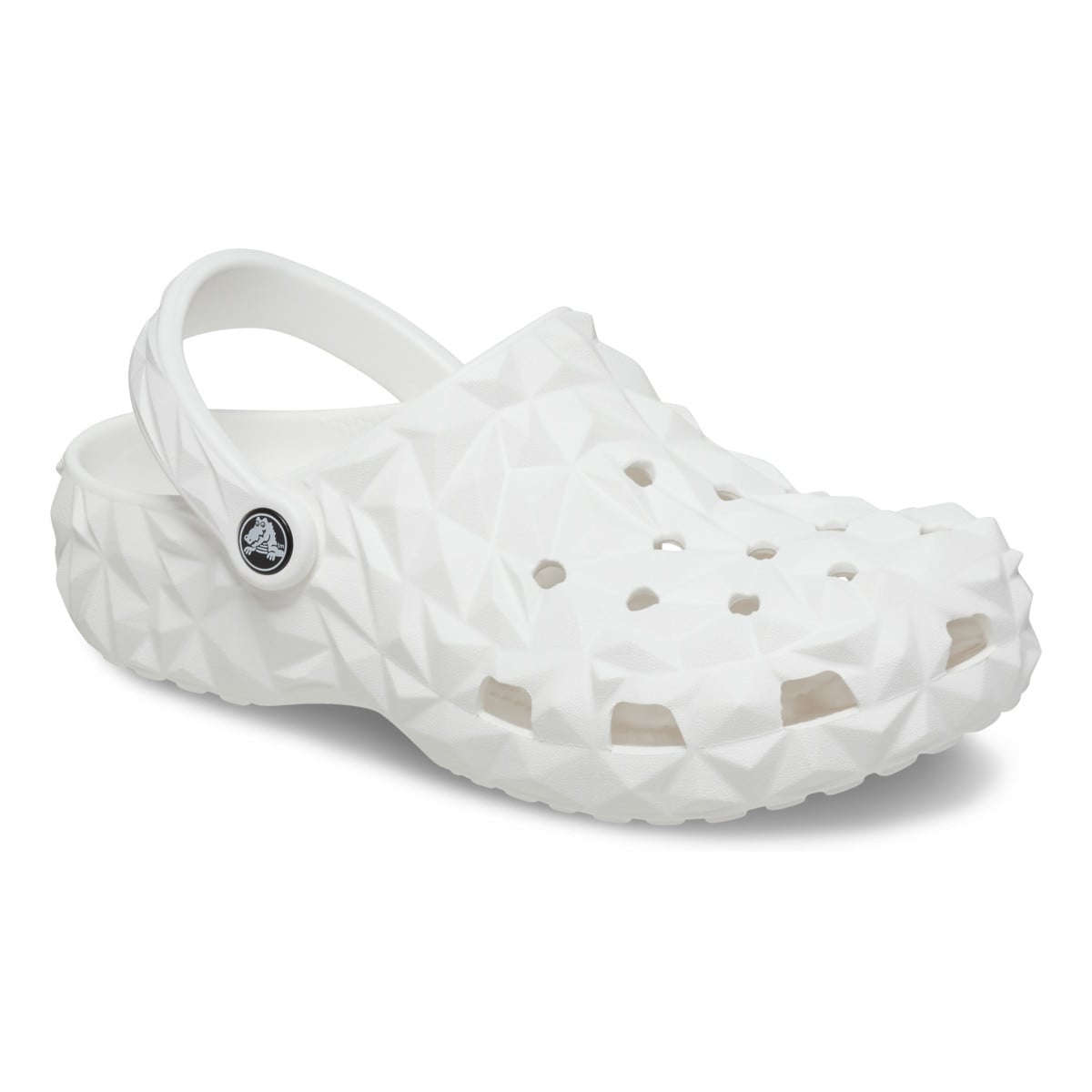 Saboti Crocs Classic Geometric Clog Alb - White - poza 2