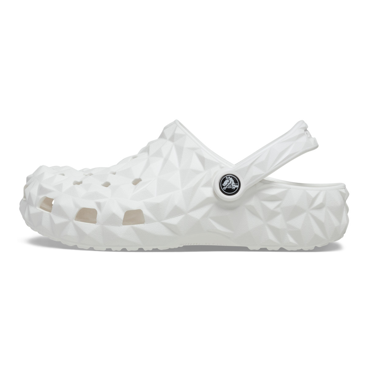 Saboti Crocs Classic Geometric Clog Alb - White - poza 3