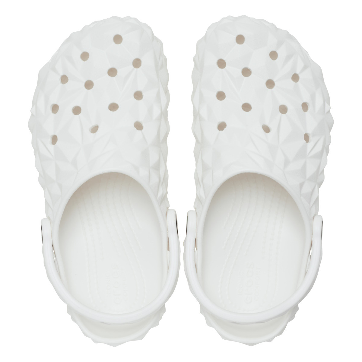 Saboti Crocs Classic Geometric Clog Alb - White - poza 5