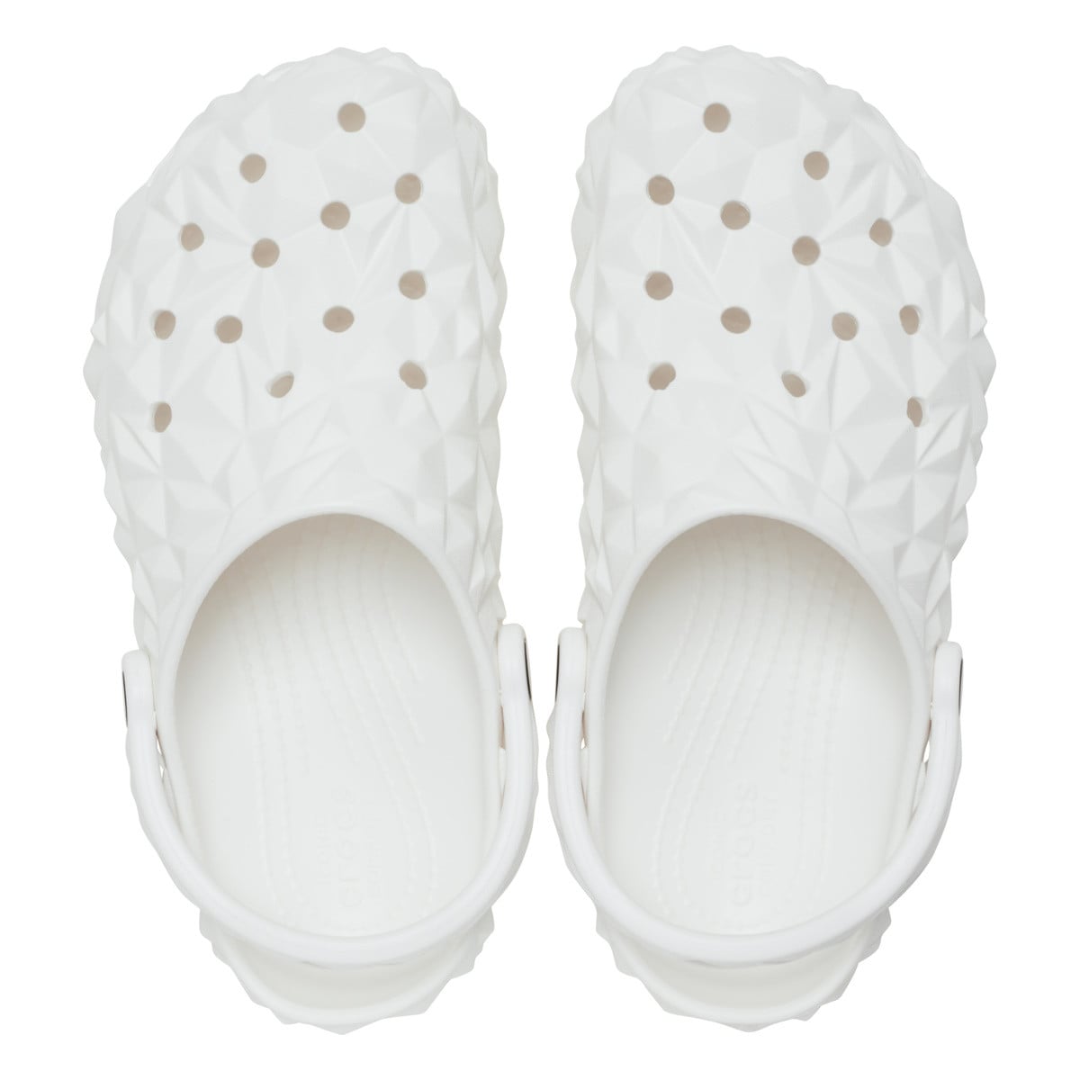 Saboti Crocs Classic Geometric Clog Alb - White - poza 5