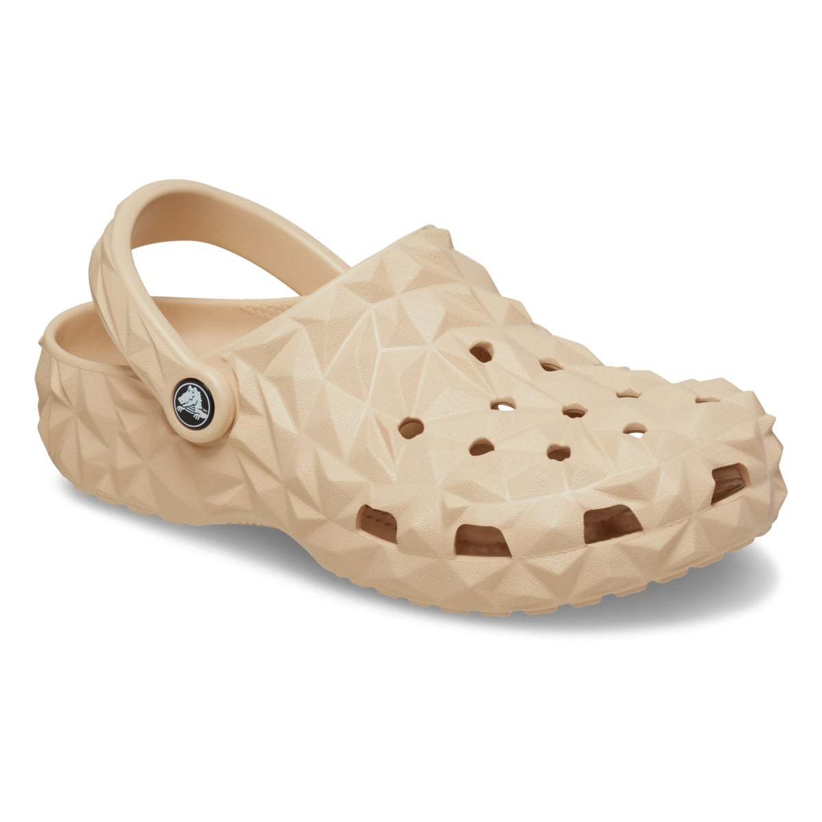 Saboti Crocs Classic Geometric Clog Bej - Shitake - poza 2