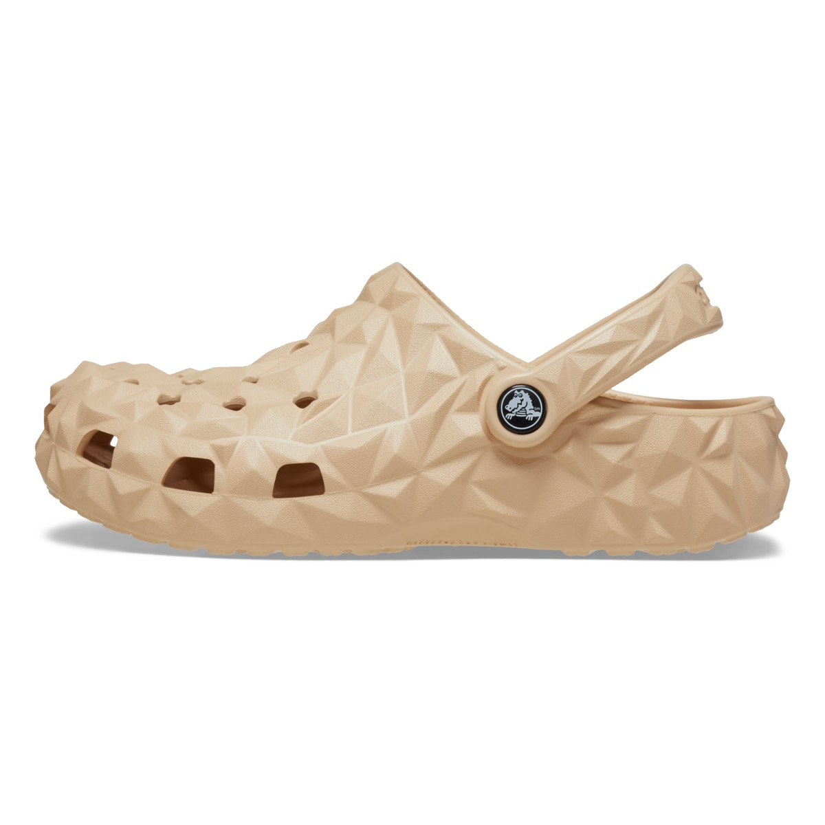 Saboti Crocs Classic Geometric Clog Bej - Shitake - poza 3