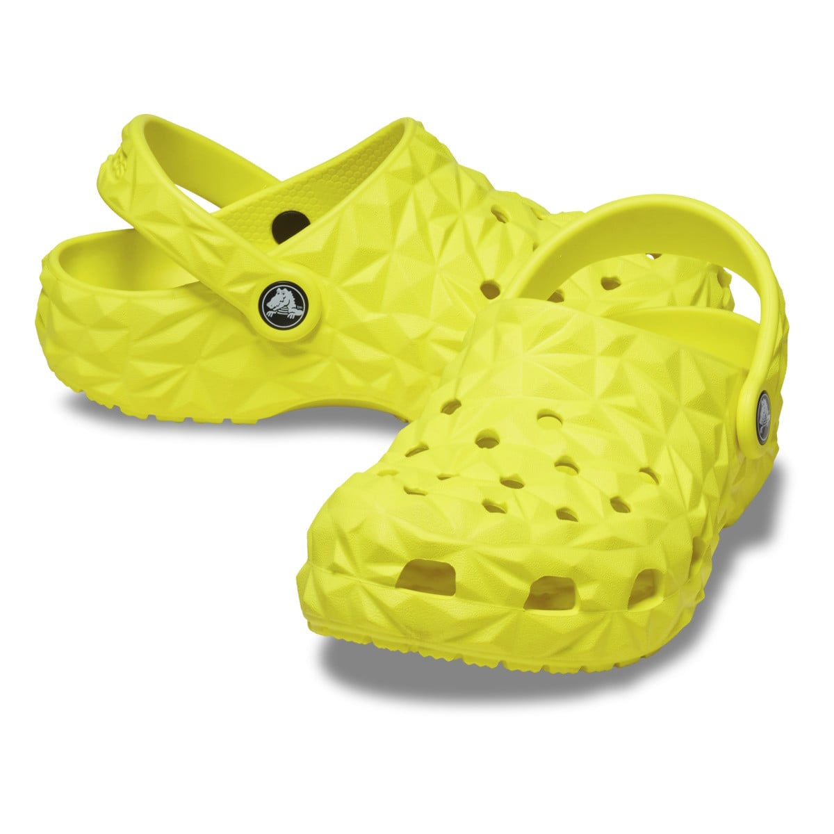 Saboti Crocs Classic Geometric Clog Kids Verde - Acidity - poza 4