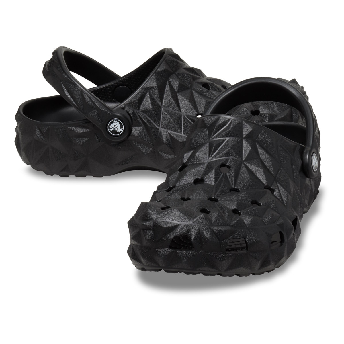Saboti Crocs Classic Geometric Clog Negru - Black - poza 4