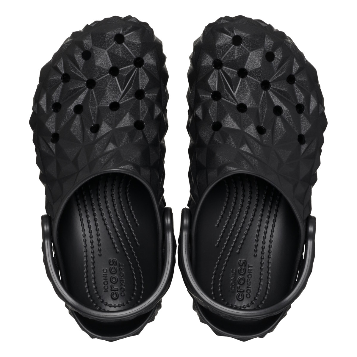 Saboti Crocs Classic Geometric Clog Negru - Black - poza 5