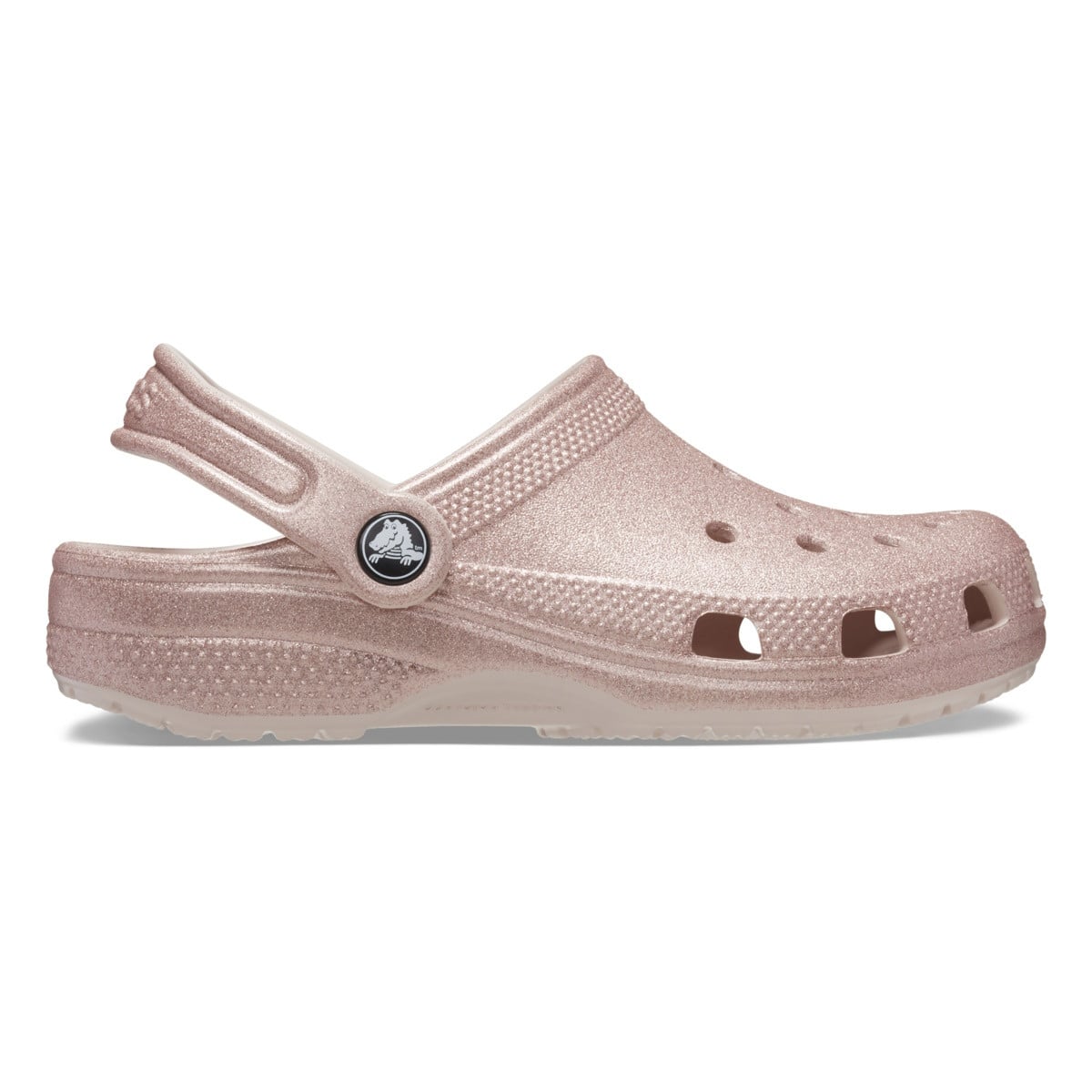 Saboti Crocs Classic Glitter Clog Kids Roz - Quartz Glitter - poza 1