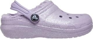Saboti Crocs Classic Glitter Lined Clog Kids Mov - Lavender - poza 1