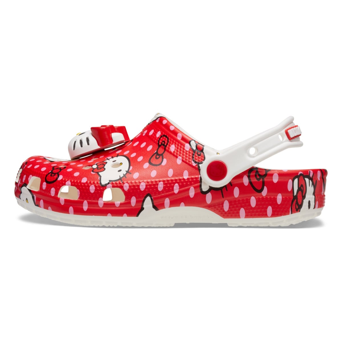 Saboti Crocs Classic Hello Kitty Red Clog Multicolor - Multi - poza 4