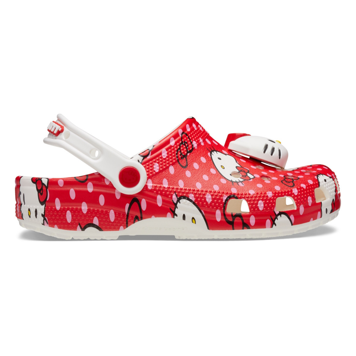 Saboti Crocs Classic Hello Kitty Red Clog Multicolor - Multi - poza 3