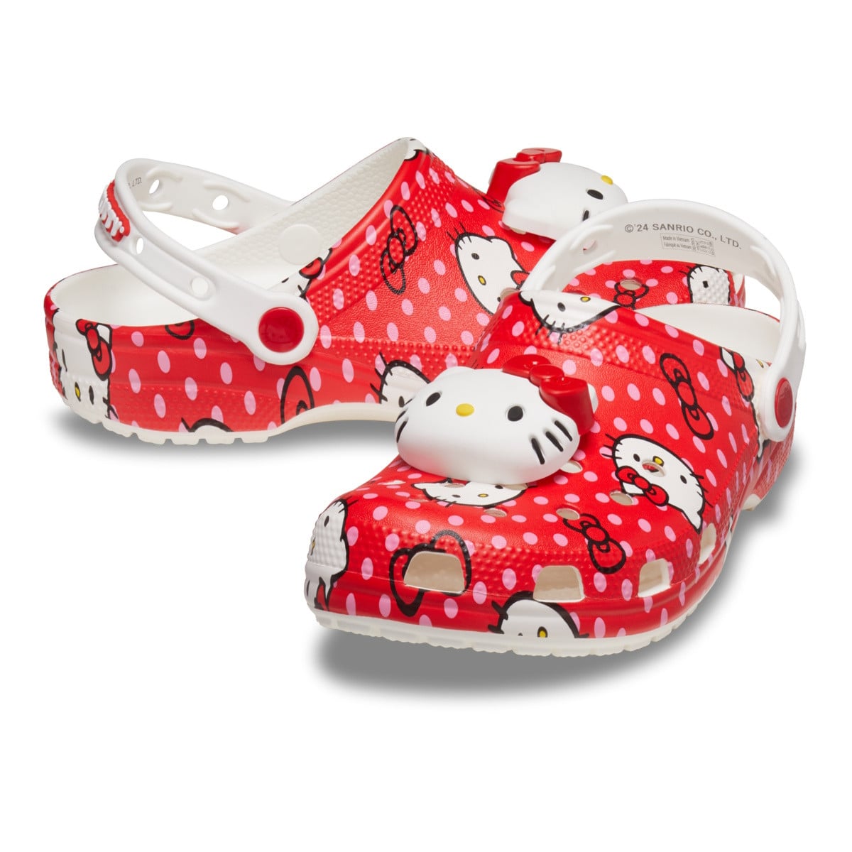 Saboti Crocs Classic Hello Kitty Red Clog Multicolor - Multi - poza 5