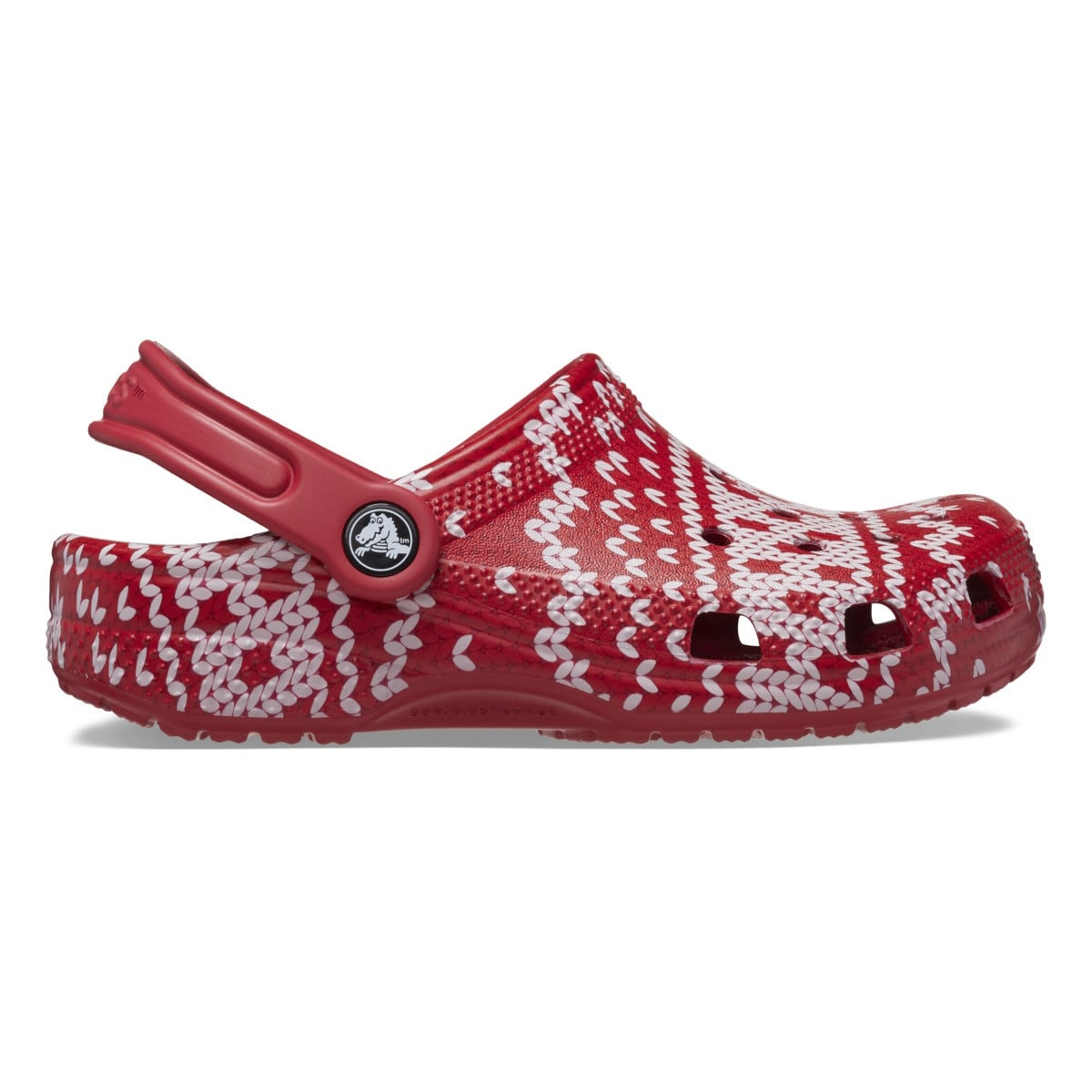 Saboti Crocs Classic Holiday Sweater Clog Kids Multicolor - Multi - poza 1