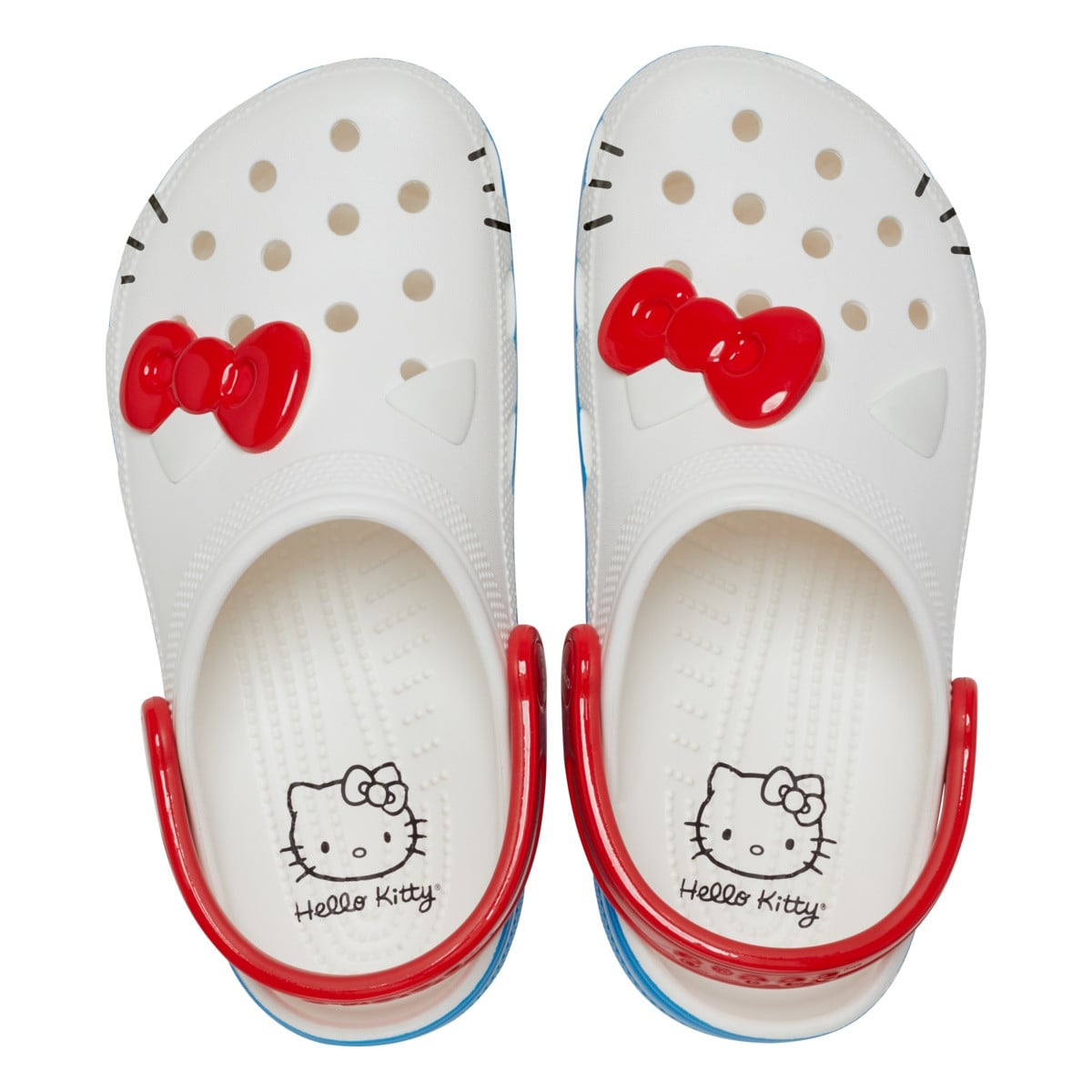 Saboti Crocs Classic I Am Hello Kitty Clog Alb - White - poza 1