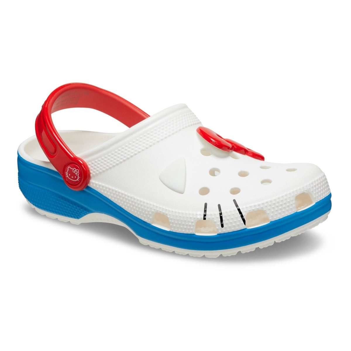 Saboti Crocs Classic I Am Hello Kitty Clog Alb - White - poza 4