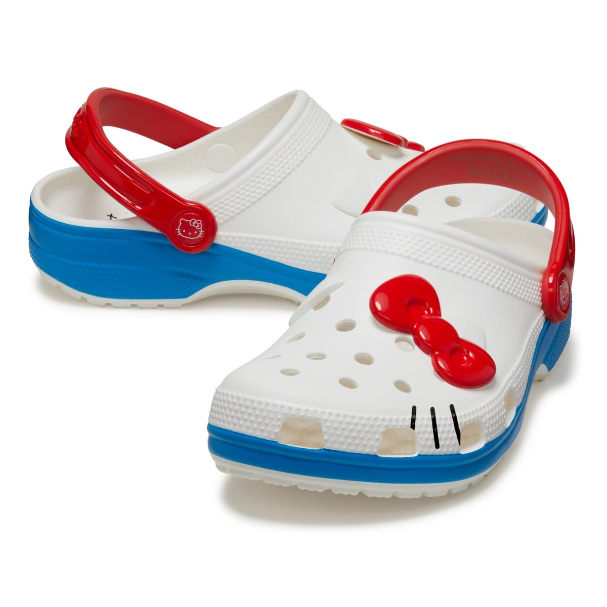 Saboti Crocs Classic I Am Hello Kitty Clog Alb - White - poza 5