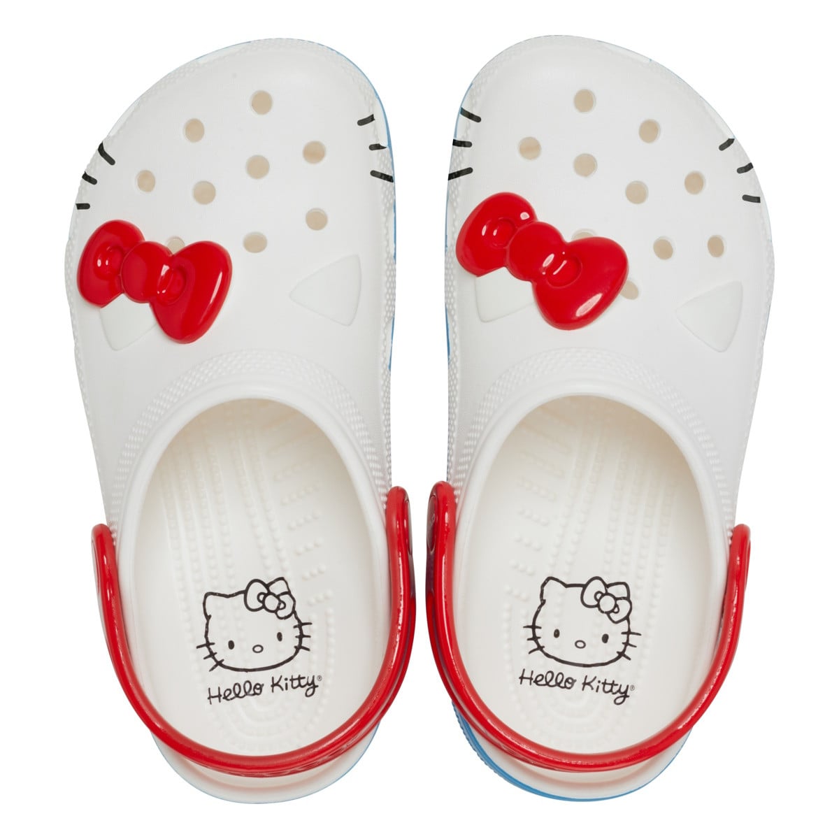 Saboti Crocs Classic I Am Hello Kitty Clog Kids Alb - White - poza 1