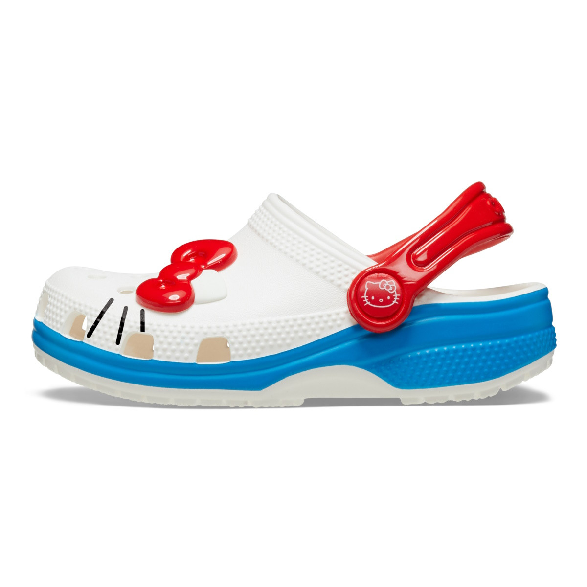 Saboti Crocs Classic I Am Hello Kitty Clog Kids Alb - White - poza 3