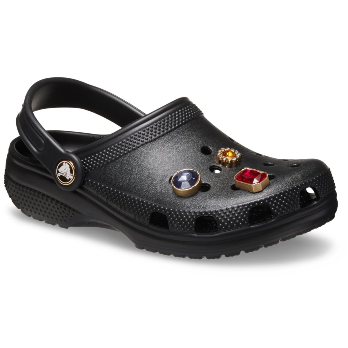 Saboti Crocs Classic Jewel Clog Kids Negru - Black - poza 2
