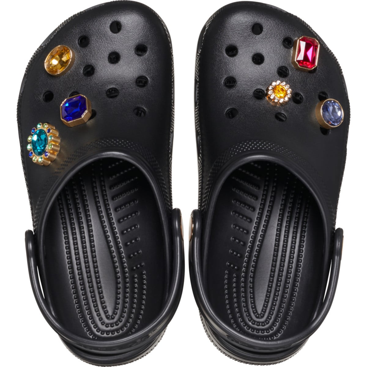 Saboti Crocs Classic Jewel Clog Kids Negru - Black - poza 5