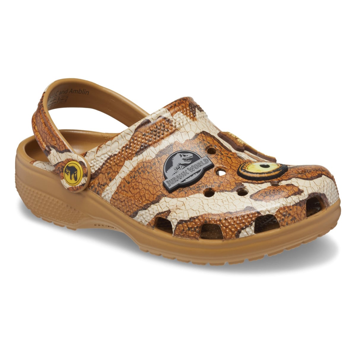 Saboti Crocs Classic Jurassic World Clog Kids Maro - Sand - poza 2