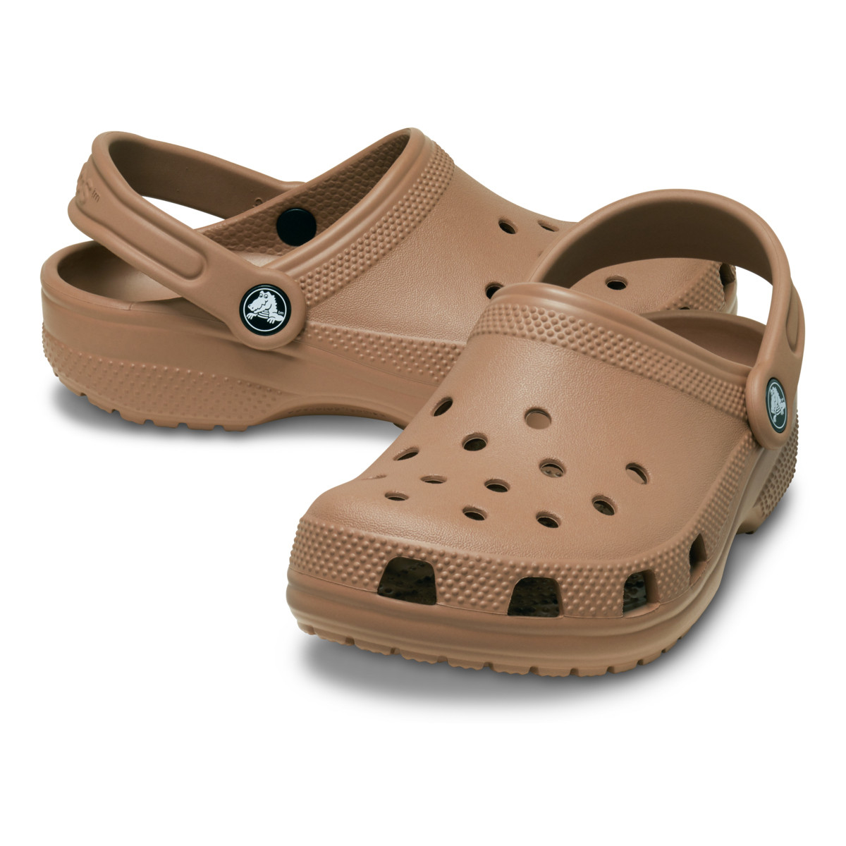 Saboți Crocs Classic Kid's New clog Maro - Milk Chocolate - poza 4