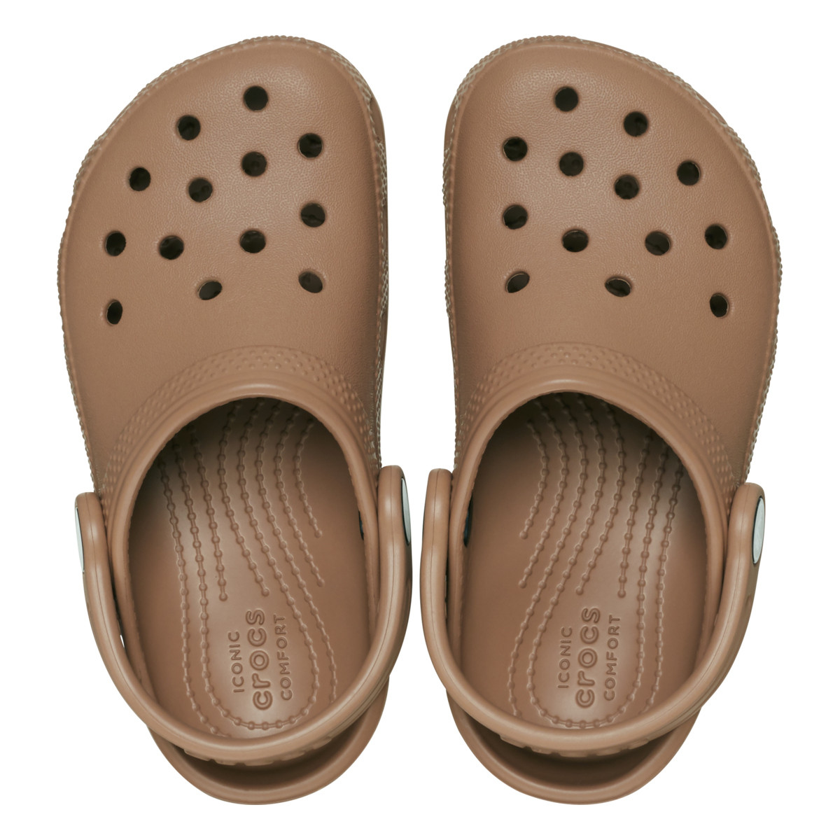 Saboți Crocs Classic Kid's New clog Maro - Milk Chocolate - poza 5