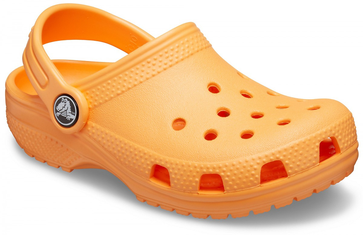 Saboti Crocs Classic Kids Portocaliu - Cantaloupe - poza 2