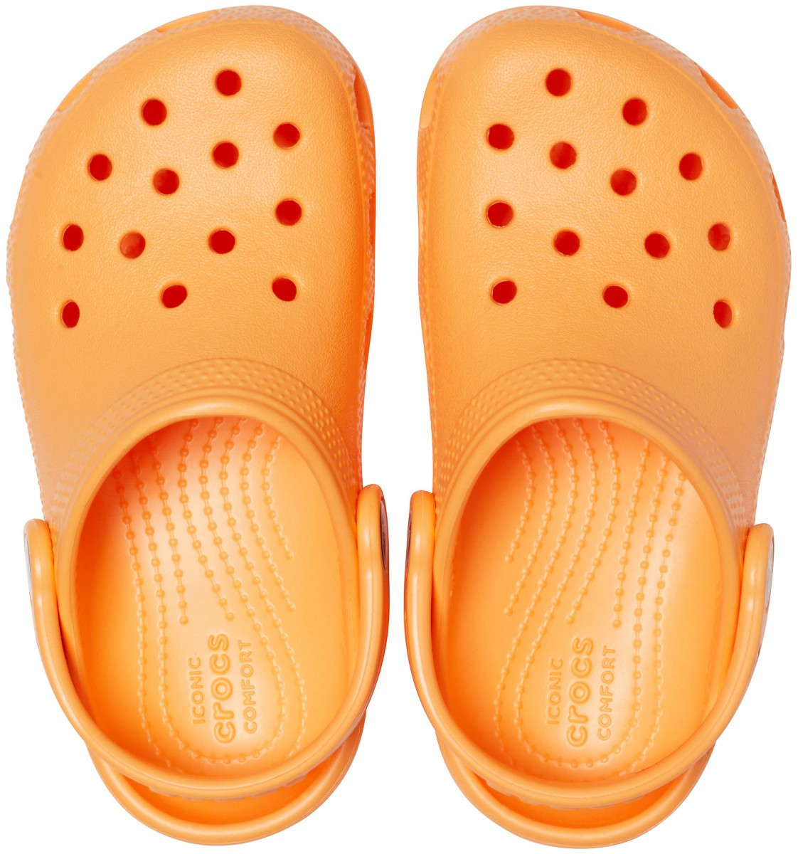 Saboti Crocs Classic Kids Portocaliu - Cantaloupe - poza 3