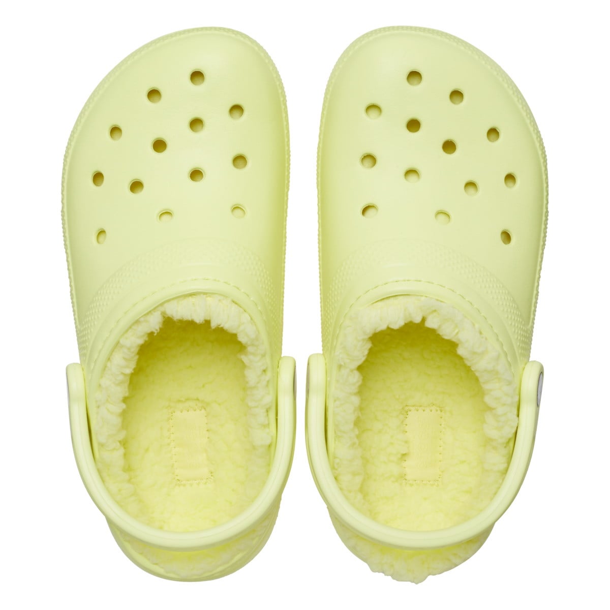 Saboti Crocs Classic Lined Clog Verde - Sulphur - poza 4