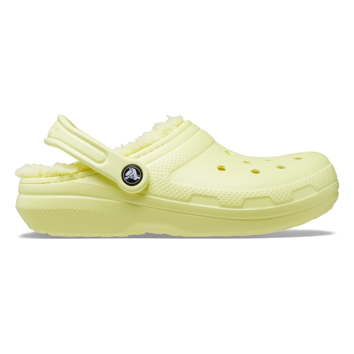 Saboti Crocs Classic Lined Clog Verde - Sulphur - poza 1