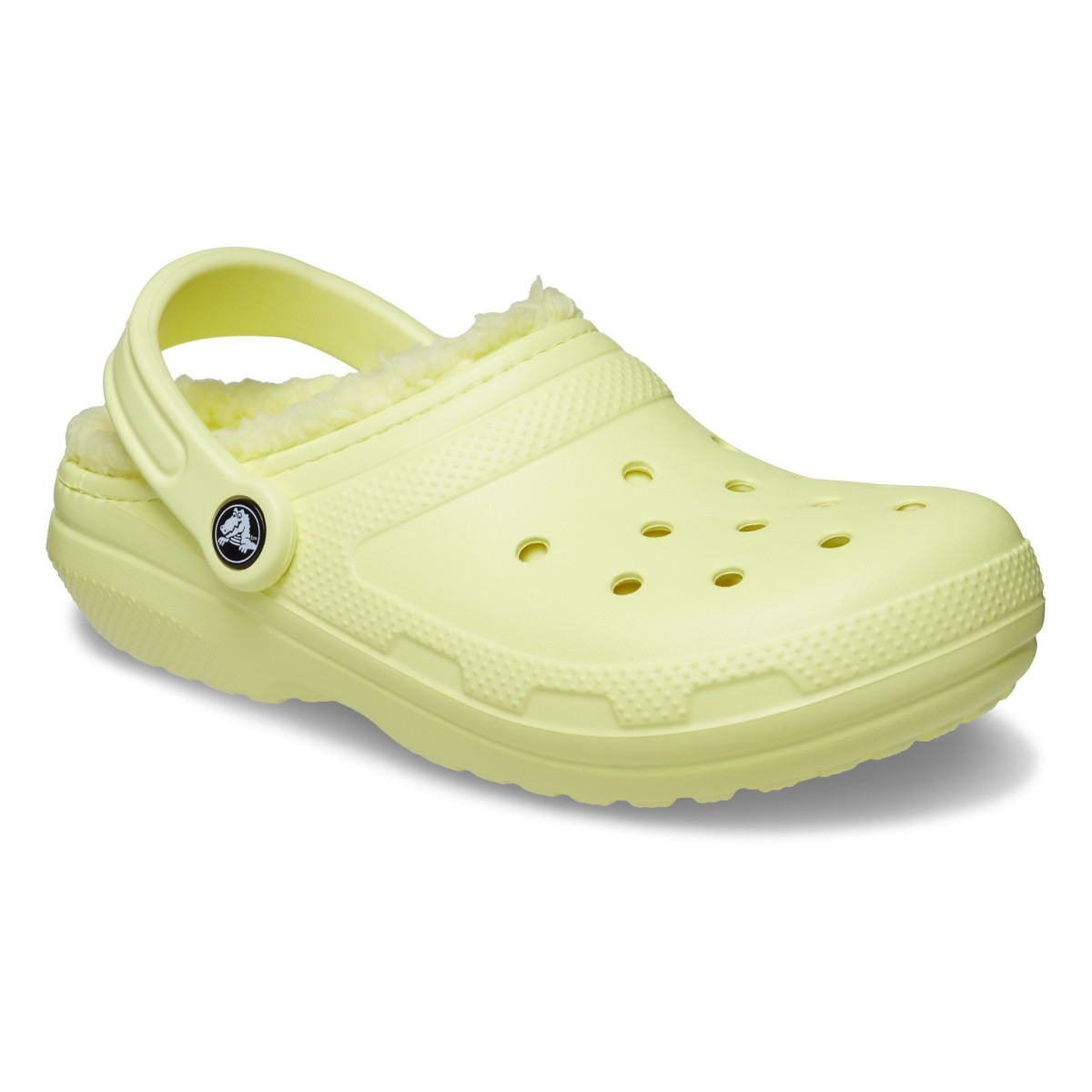 Saboti Crocs Classic Lined Clog Verde - Sulphur - poza 2